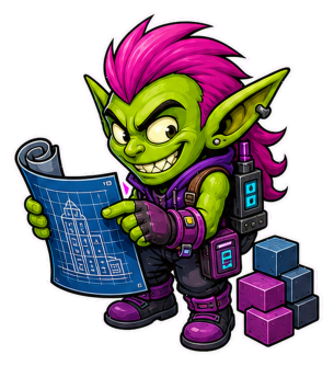 Architect Goblin transparent character art