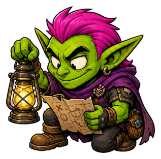 Lantern Goblin transparent character art