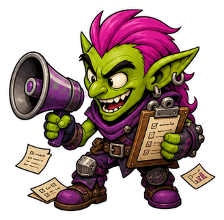 Producer Goblin transparent character art