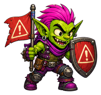 Risk Goblin transparent character art