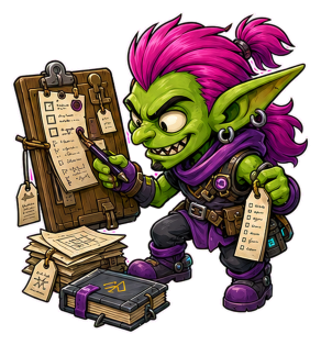 Steward Goblin transparent character art