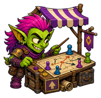 Strategy Goblin transparent character art